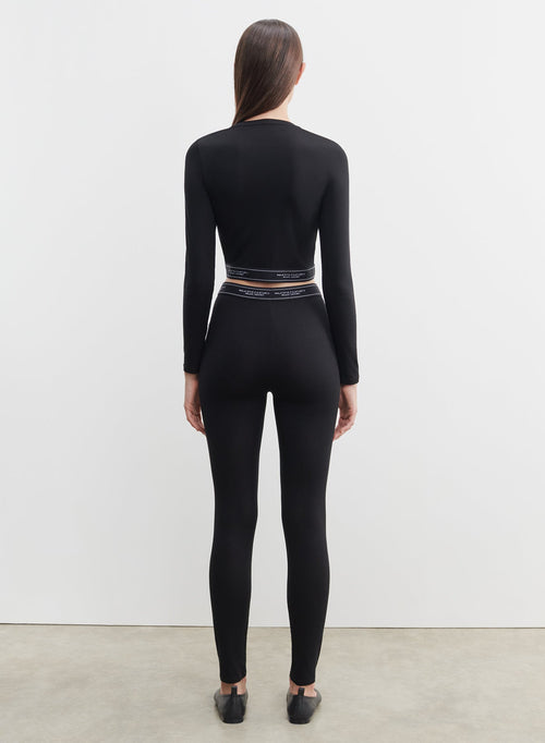 Viskose- und Elastan-T-Shirt - MAJESTIC FILATURES