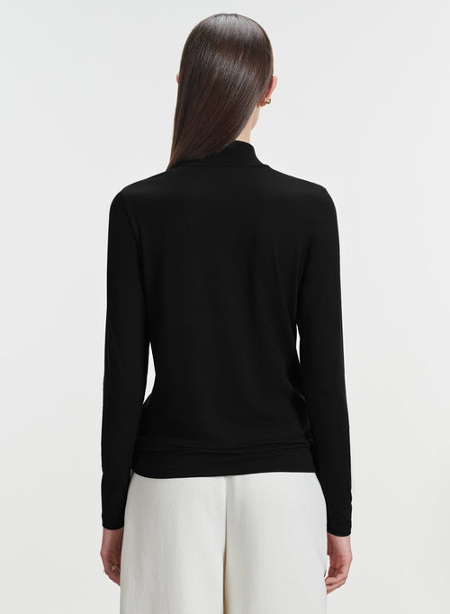 Viskose- und Elastan-T-Shirt - MAJESTIC FILATURES