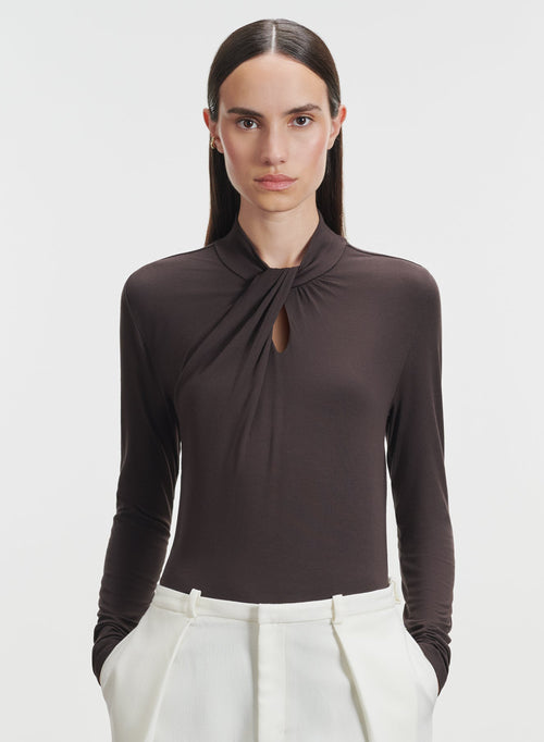 Viskose- und Elastan-T-Shirt - MAJESTIC FILATURES