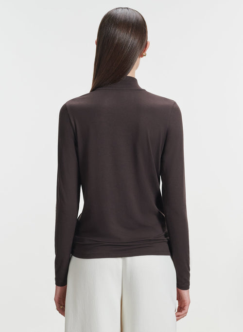 Viskose- und Elastan-T-Shirt - MAJESTIC FILATURES