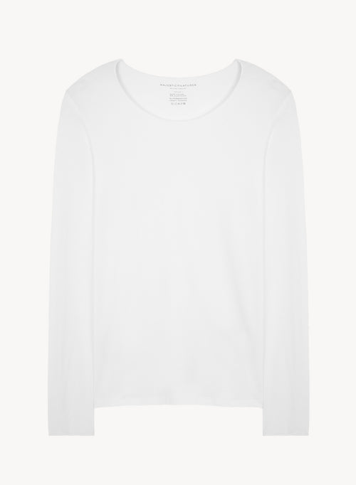 Viskose- und Elastan-T-Shirt - MAJESTIC FILATURES