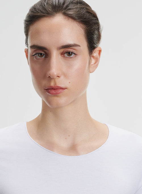 Viskose- und Elastan-T-Shirt - MAJESTIC FILATURES