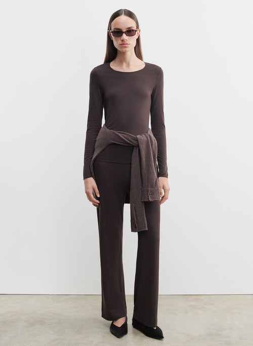 Viskose- und Elastan-T-Shirt - MAJESTIC FILATURES