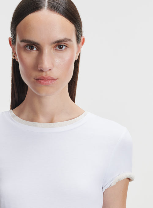T-shirt en viscose et élasthanne - MAJESTIC FILATURES