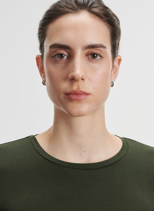 Camiseta de viscosa y elastano - MAJESTIC FILATURES