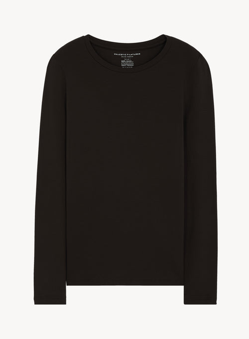 Viskose- und Elastan-T-Shirt - MAJESTIC FILATURES
