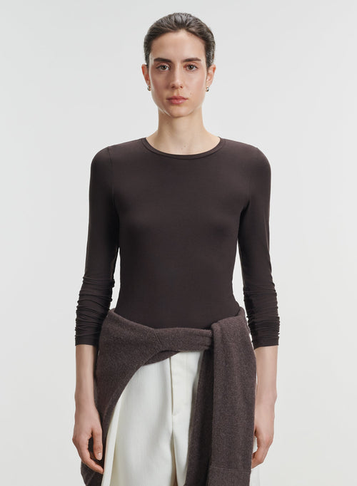 Viskose- und Elastan-T-Shirt - MAJESTIC FILATURES
