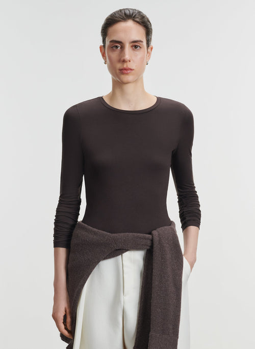Viskose- und Elastan-T-Shirt - MAJESTIC FILATURES