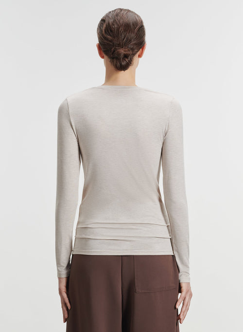 Viskose- und Elastan-T-Shirt - MAJESTIC FILATURES