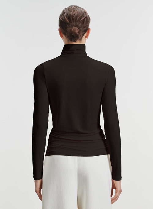 Viscose and elastane T-shirt - MAJESTIC FILATURES