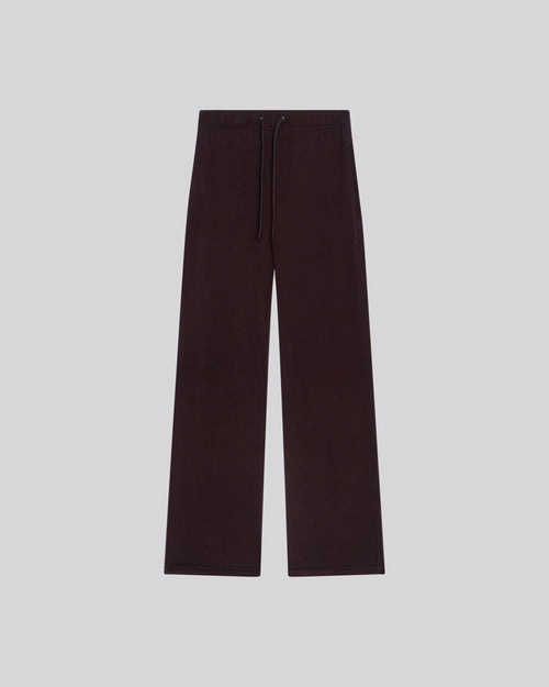 Pantalon Aubergine en Viscose / Elasthanne - MAJESTIC FILATURES