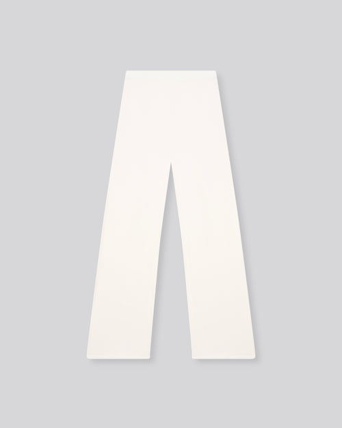 Pantalon Blanc en Viscose / Elasthanne - MAJESTIC FILATURES