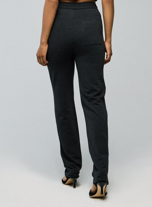 Pantalon Gris en Viscose / Elasthanne - MAJESTIC FILATURES