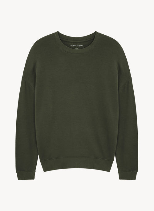 Viscose and elastane sweatshirt - MAJESTIC FILATURES