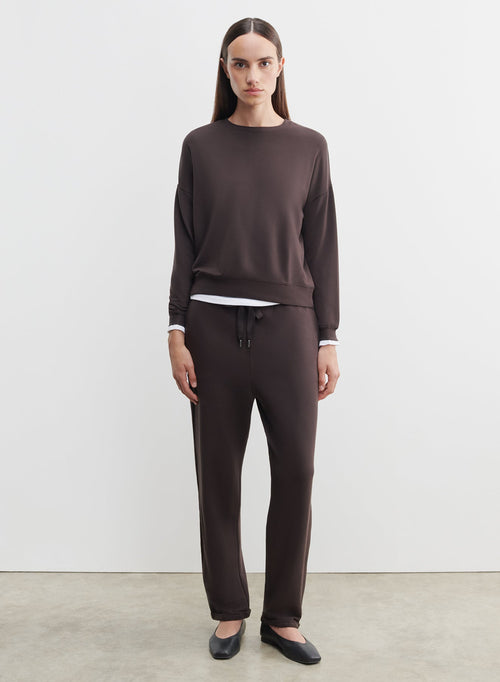 Viscose and elastane sweatshirt - MAJESTIC FILATURES