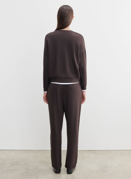 Viscose and elastane sweatshirt - MAJESTIC FILATURES