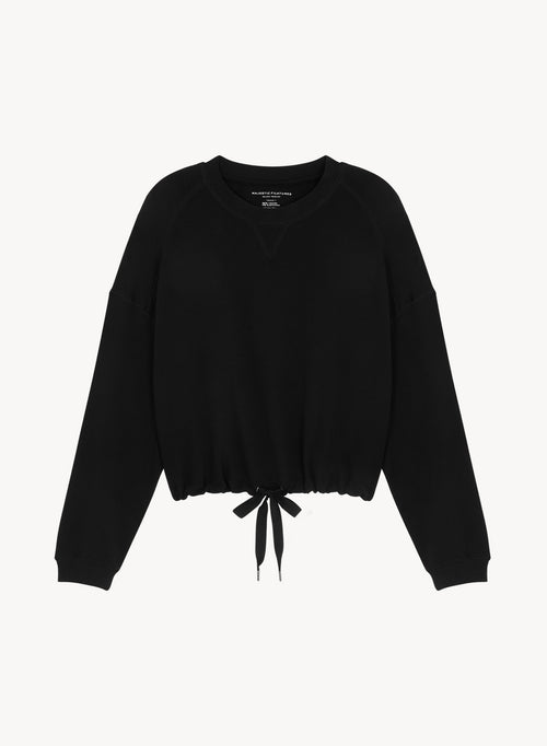 Viscose and elastane sweatshirt - MAJESTIC FILATURES