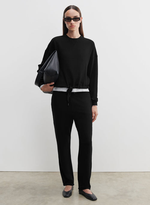 Viscose and elastane sweatshirt - MAJESTIC FILATURES