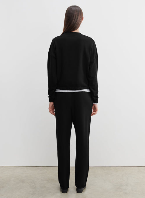 Viscose and elastane sweatshirt - MAJESTIC FILATURES