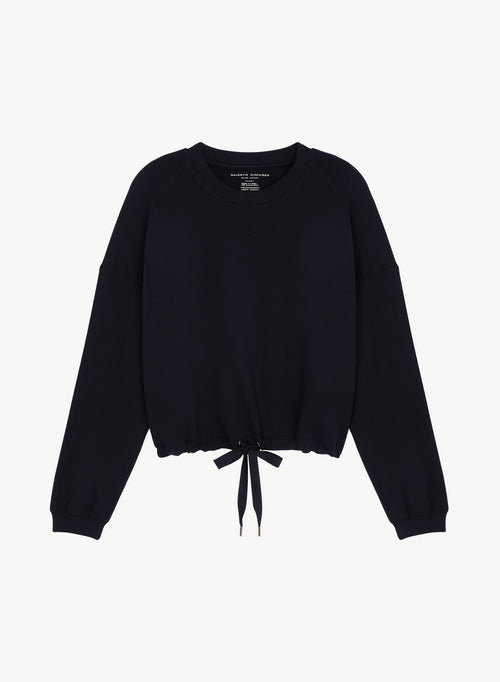 Viscose and elastane sweatshirt - MAJESTIC FILATURES
