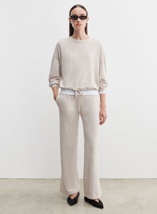 Viscose and elastane sweatshirt - MAJESTIC FILATURES