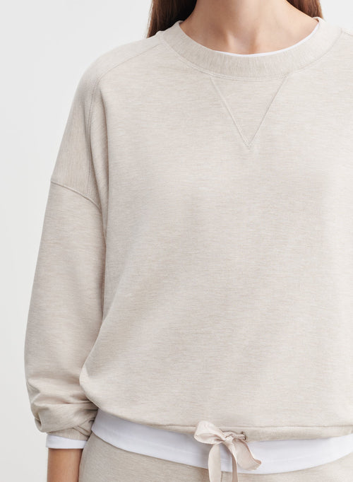 Viscose and elastane sweatshirt - MAJESTIC FILATURES