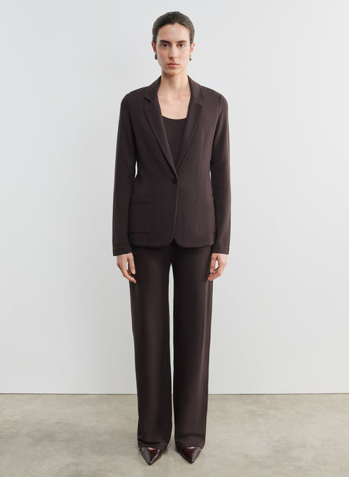 Viscose and elastane jacket - MAJESTIC FILATURES