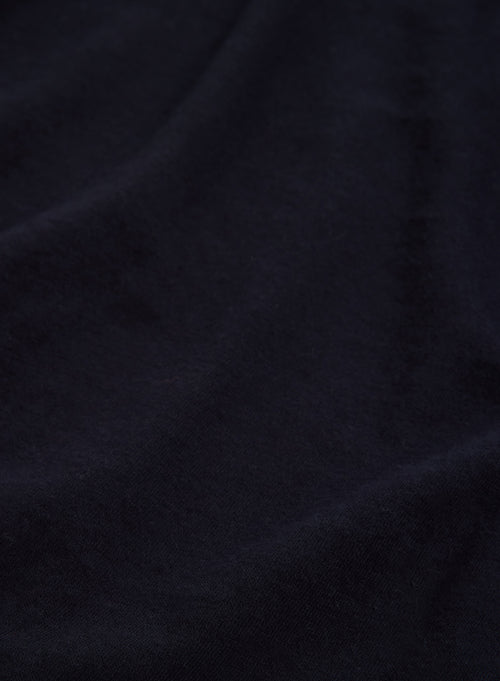 Marinehemd Langarm aus Baumwolle und Kaschmir - MAJESTIC FILATURES