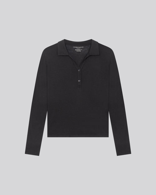 Chemise Marine Chemise Manches Longues en Coton Organique / Cachemire - MAJESTIC FILATURES