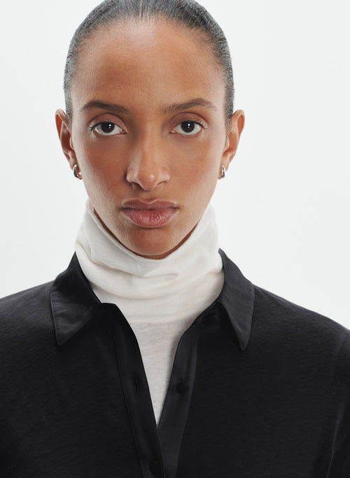 Chemise en coton et cachemire - MAJESTIC FILATURES