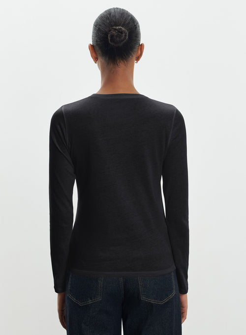 Baumwolle- und Kaschmir-T-Shirt - MAJESTIC FILATURES
