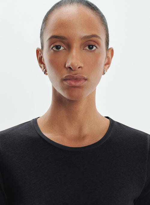 Baumwolle- und Kaschmir-T-Shirt - MAJESTIC FILATURES