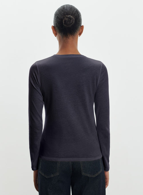 T-shirt in organic cotton and cashmere - MAJESTIC FILATURES