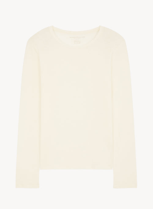 T-shirt en coton organique et cachemire - MAJESTIC FILATURES