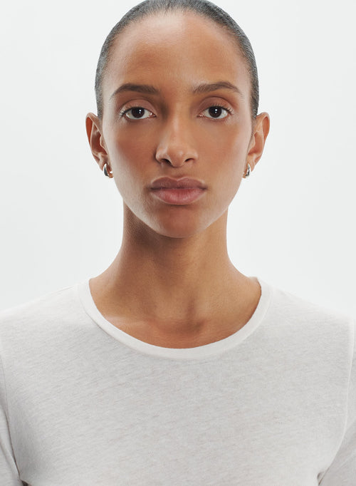 T-shirt en coton organique et cachemire - MAJESTIC FILATURES