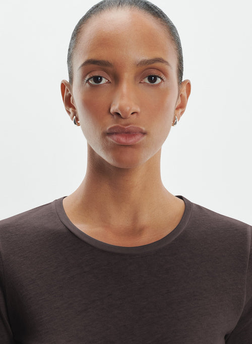 T-Shirt aus bio-baumwolle und kaschmir - MAJESTIC FILATURES