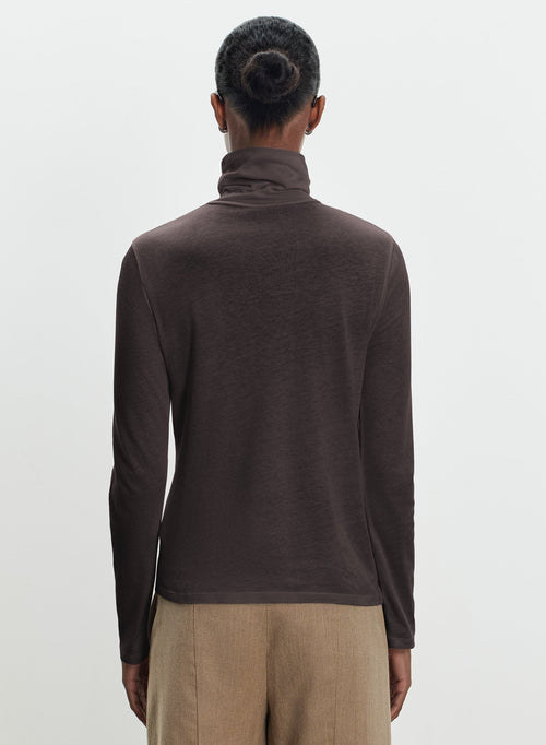T-shirt in organic cotton and cashmere - MAJESTIC FILATURES