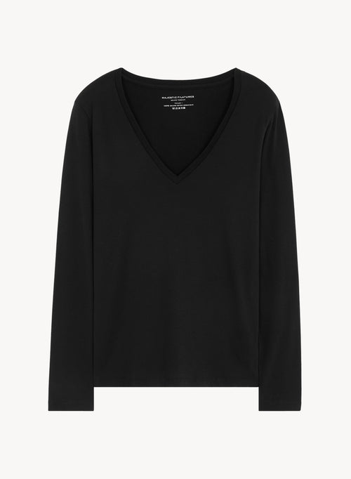 Bio-Baumwoll-T-Shirt - MAJESTIC FILATURES