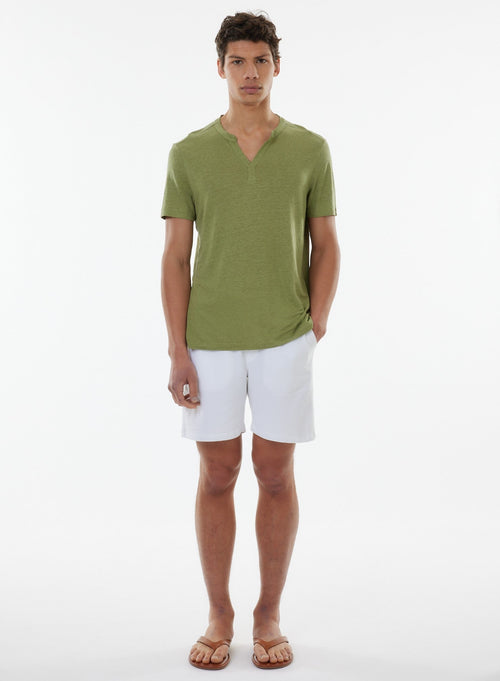 Cactus Tunecino Manga Corta Lino Tunecino / Elastano - MAJESTIC FILATURES