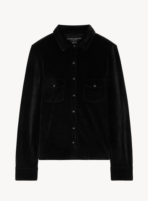 Chemise en coton organique, modal et élasthanne - MAJESTIC FILATURES