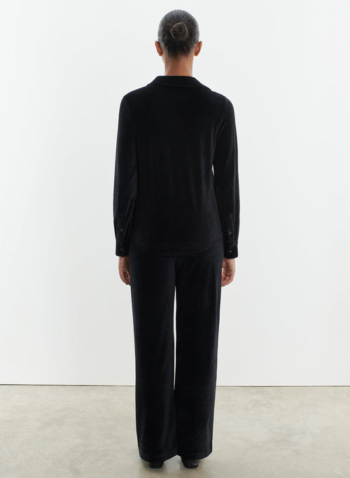 Chemise en coton organique, modal et élasthanne - MAJESTIC FILATURES