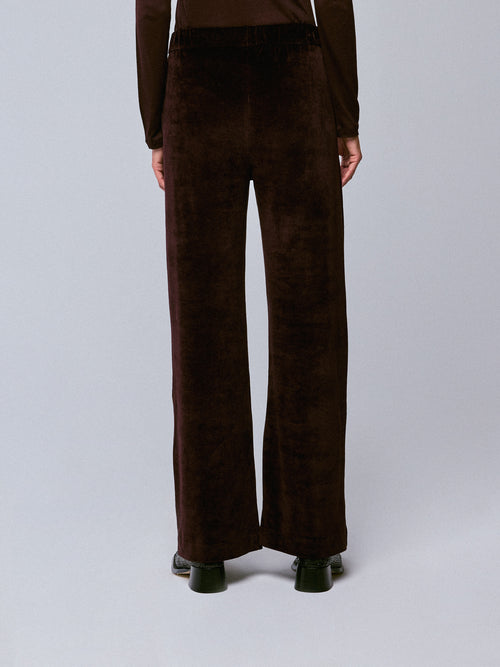 Pantalon Violet en Coton Organique / Modal / Elasthanne - MAJESTIC FILATURES