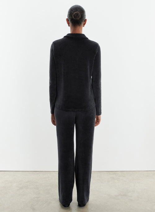 Pantalon en coton organique, modal et élasthanne - MAJESTIC FILATURES