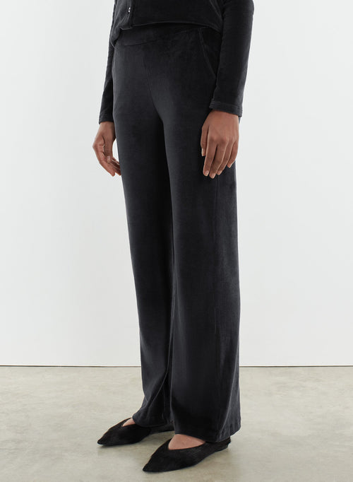 Pantalon en coton organique, modal et élasthanne - MAJESTIC FILATURES
