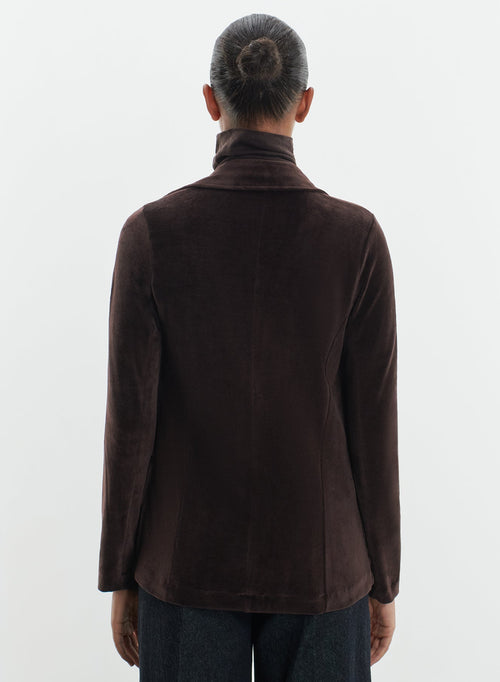 Jacket in cotton, modal and elastane - MAJESTIC FILATURES