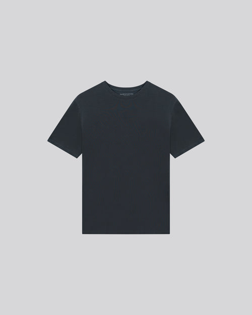T-shirt Gris Col Rond Manches Courtes en Coton organique / Elasthanne - MAJESTIC FILATURES