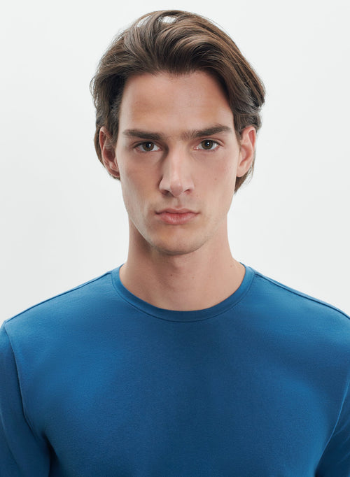 T-Shirt aus Bio-Baumwolle und Elastan - MAJESTIC FILATURES