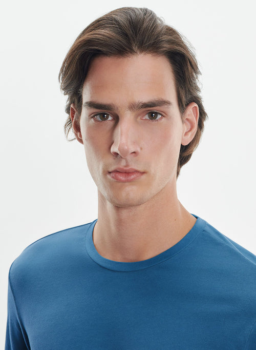 T-Shirt aus bio-baumwolle und elastan - MAJESTIC FILATURES