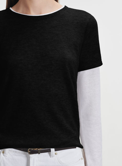 T-shirt en cachemire - MAJESTIC FILATURES