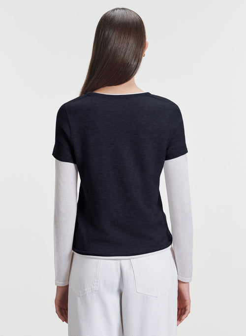 T-shirt en cachemire - MAJESTIC FILATURES